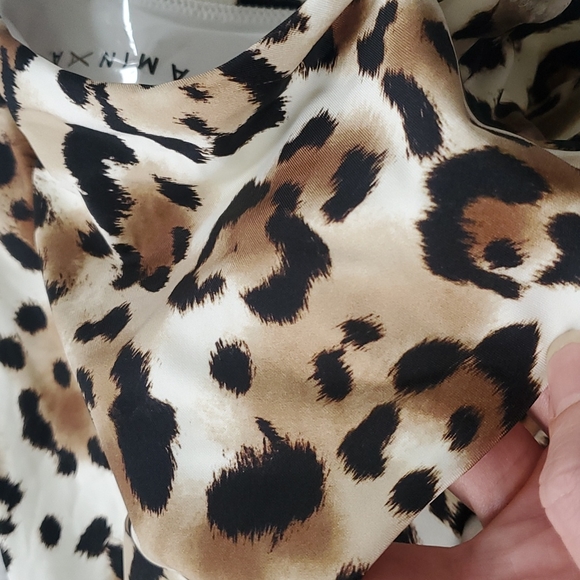 Vitamin A Bikini Set Brown and Wild Cat Print - Picture 10 of 17